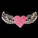 Pink Heart with Wings